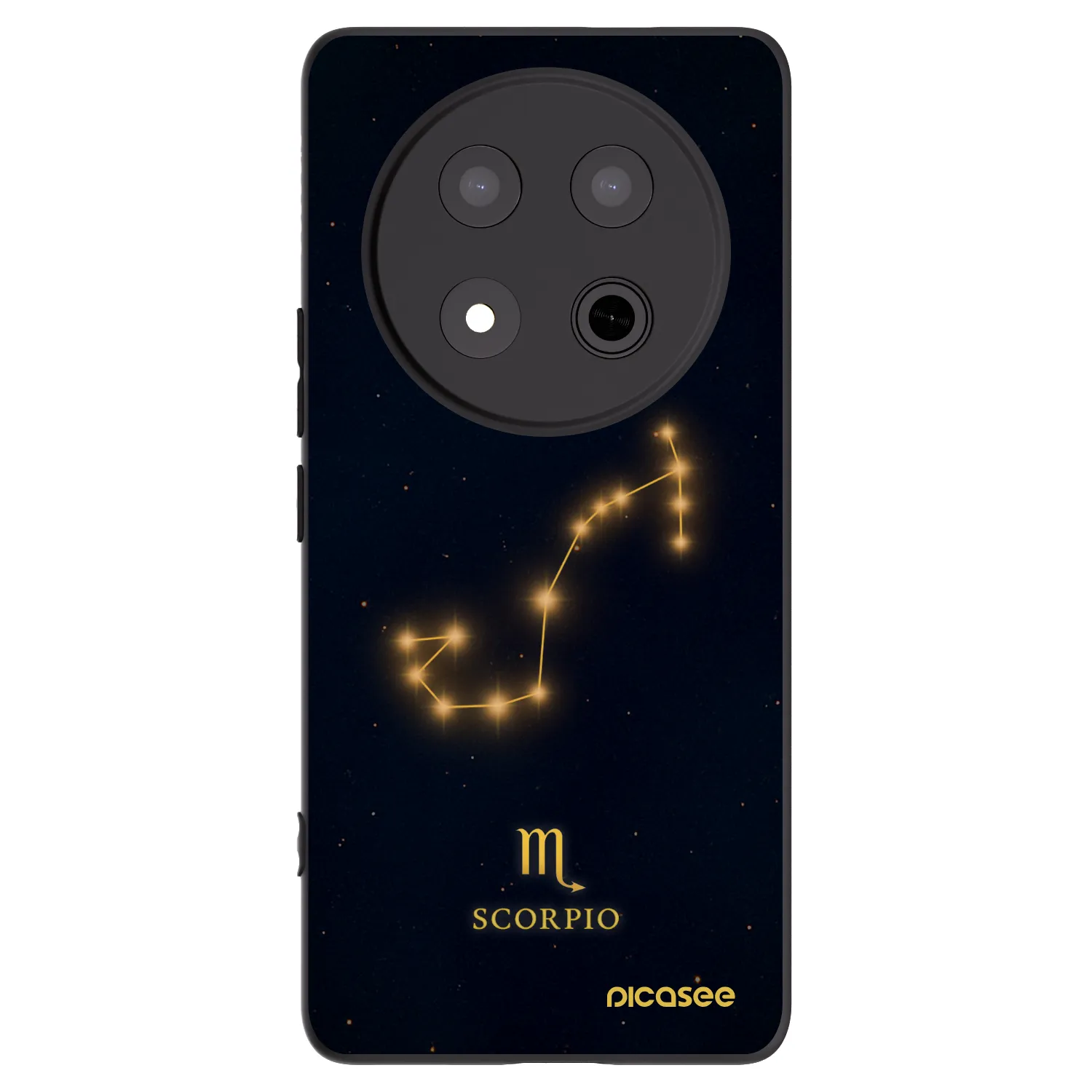 Picasee silikonový černý obal pro Honor Magic7 Lite 5G - SCORPIO