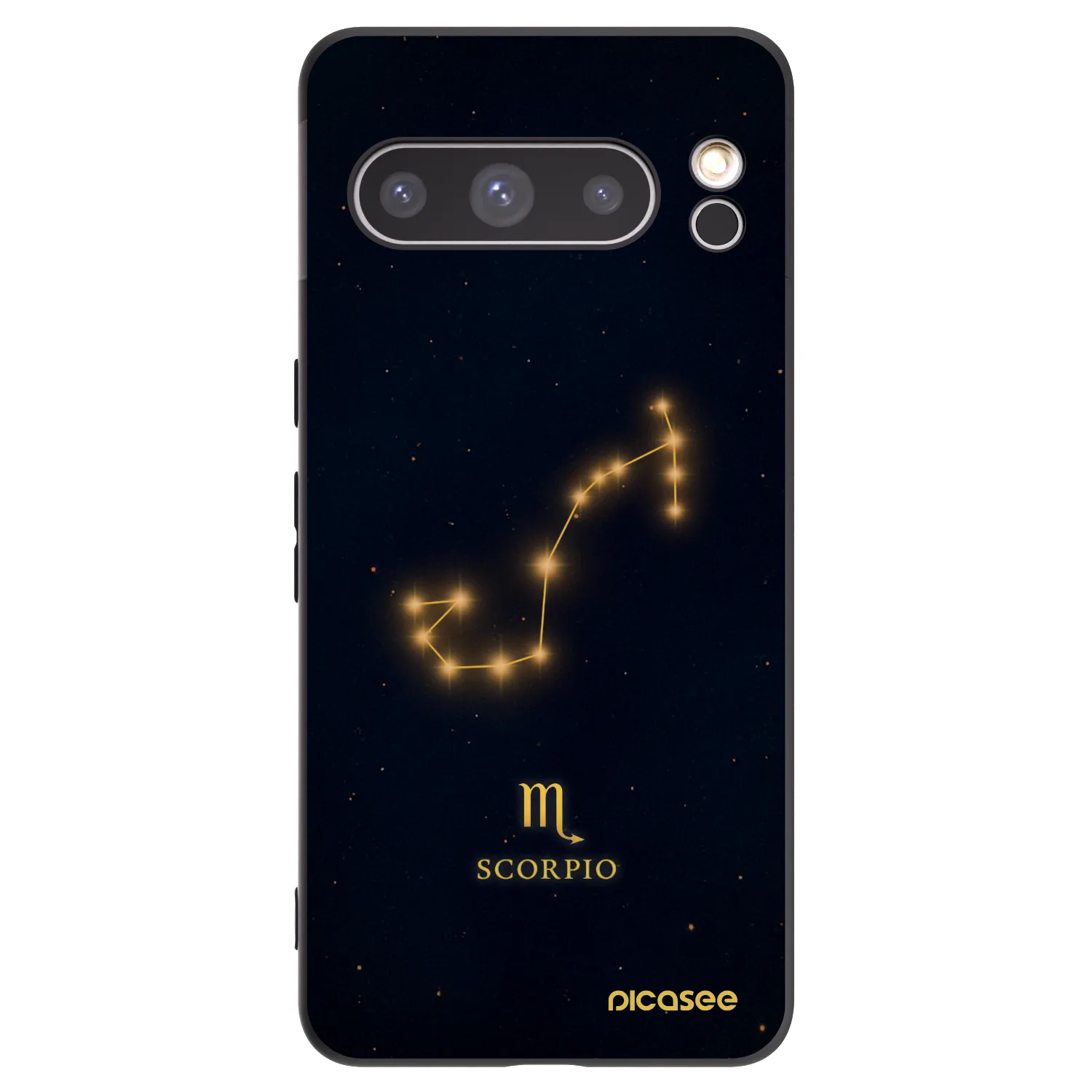 Picasee silikonový černý obal pro Google Pixel 8 Pro - SCORPIO