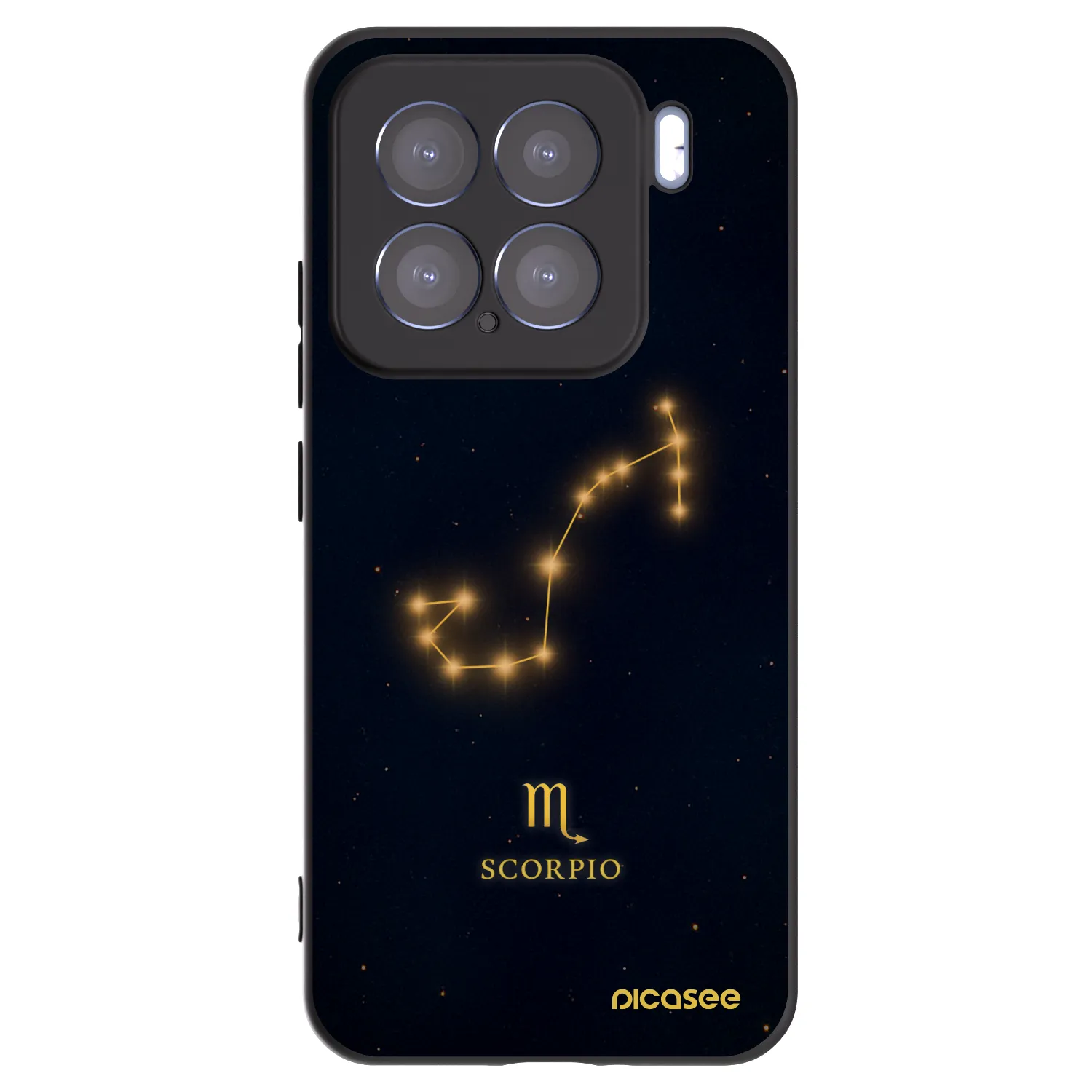 Picasee silikonový černý obal pro Xiaomi 15 - SCORPIO