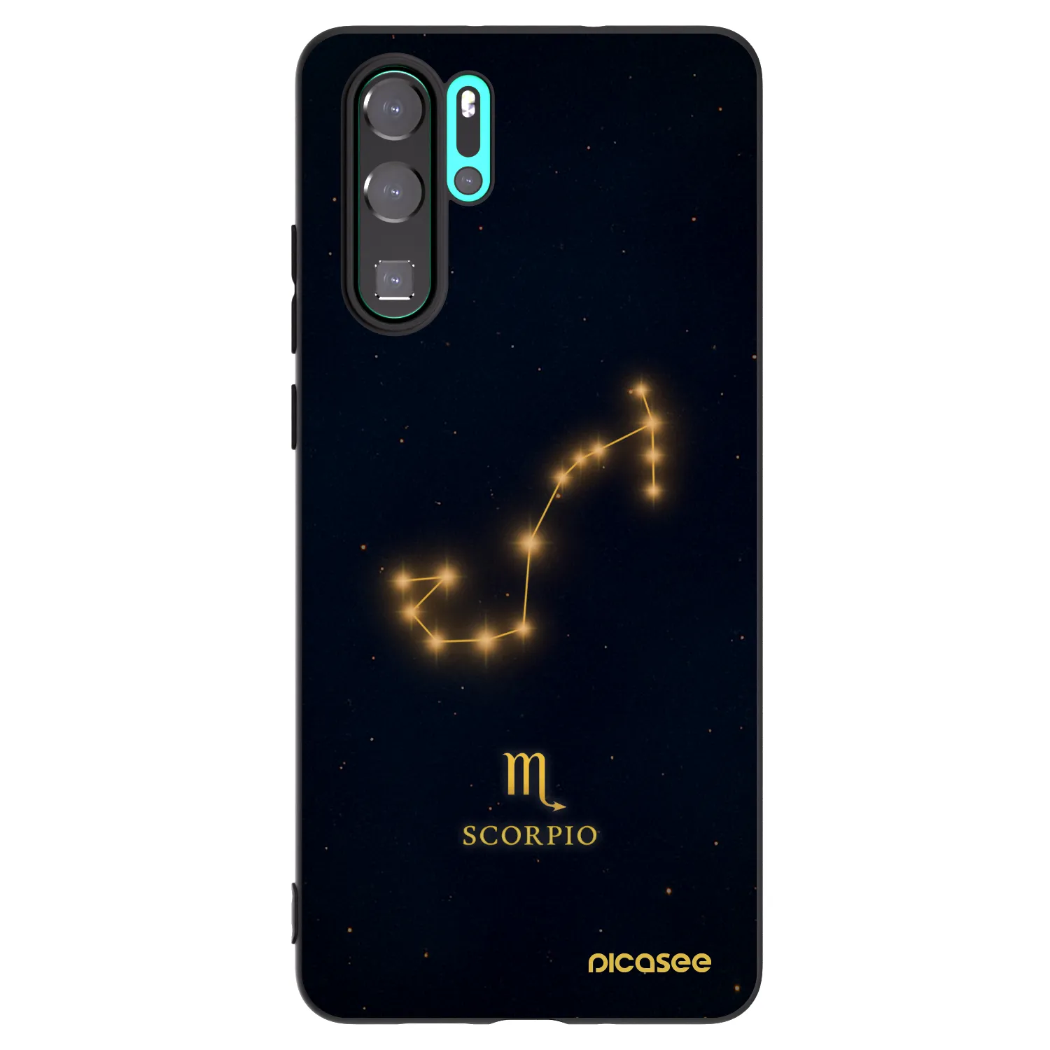Picasee silikonový černý obal pro Huawei P30 Pro - SCORPIO