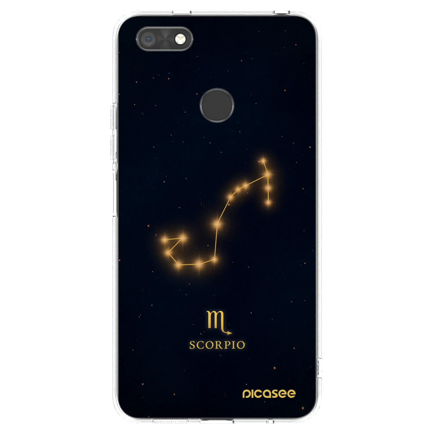 Picasee silikonový průhledný obal pro Huawei P9 Lite Mini - SCORPIO