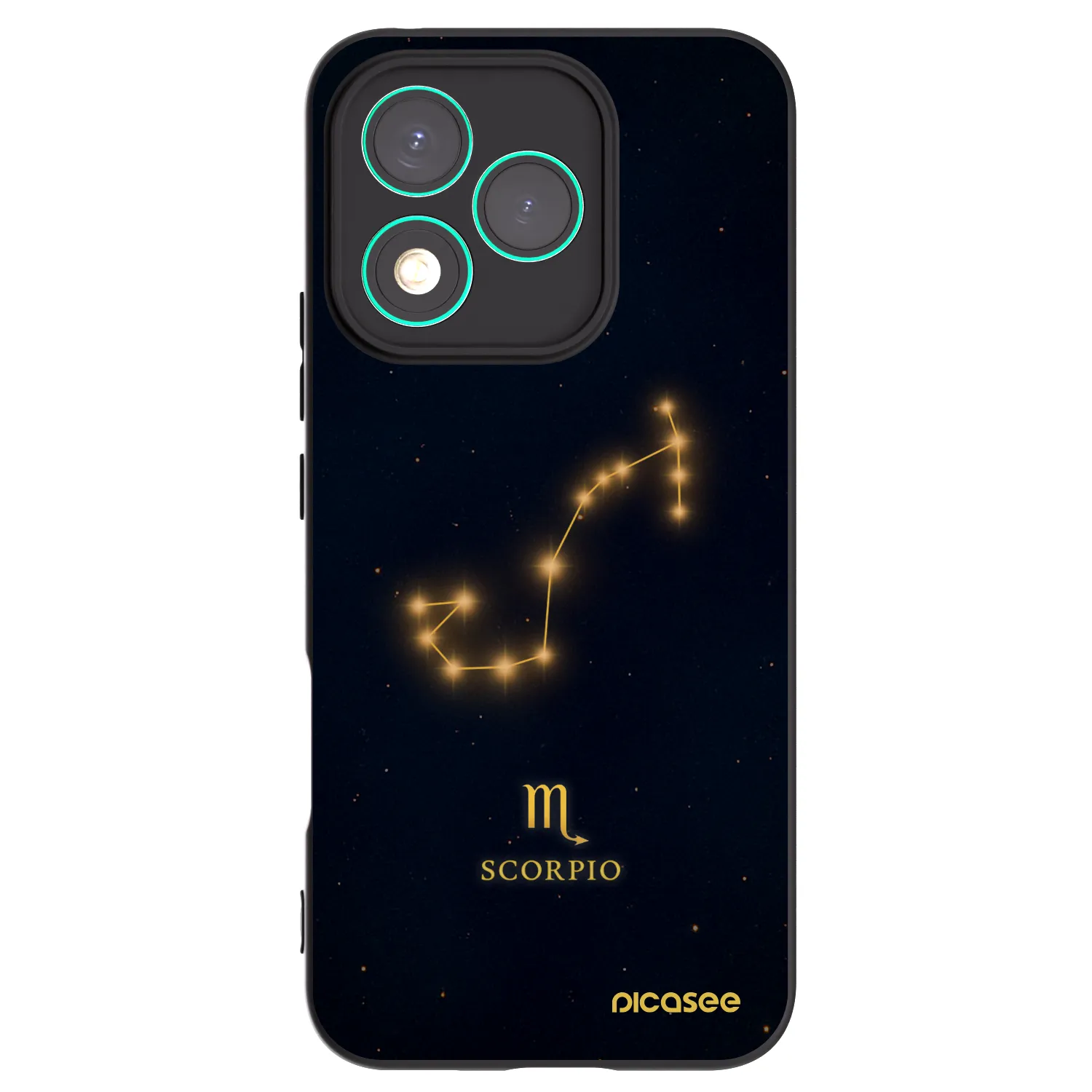 Picasee silikonový černý obal pro Honor 400 Lite 5G - SCORPIO
