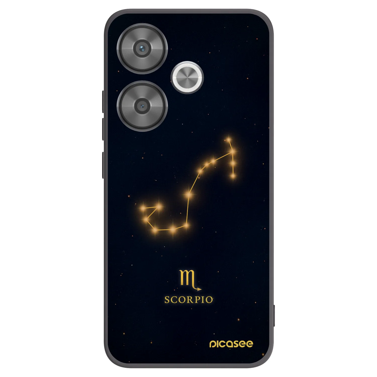 Picasee silikonový černý obal pro Xiaomi Poco F6 - SCORPIO
