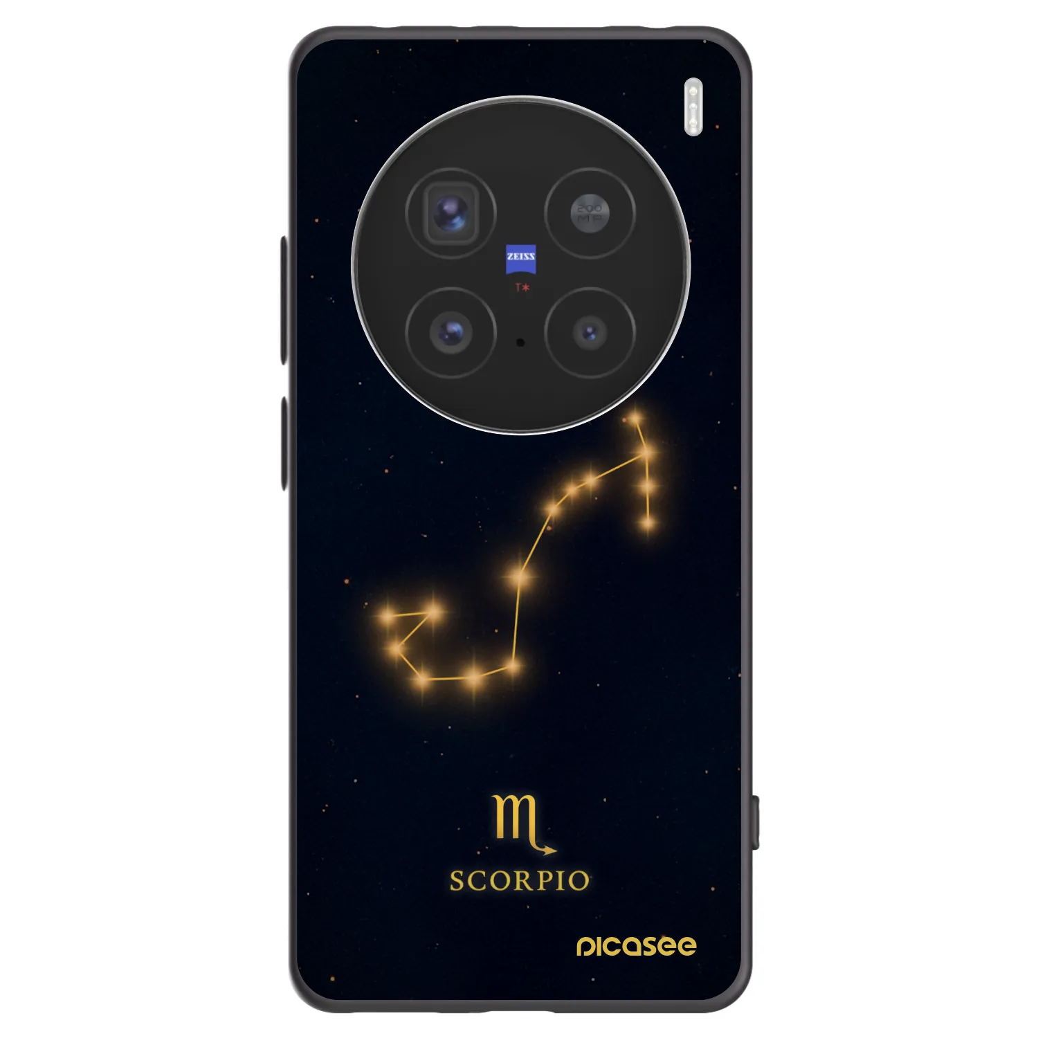 Picasee silikonový černý obal pro Vivo X200 Pro - SCORPIO