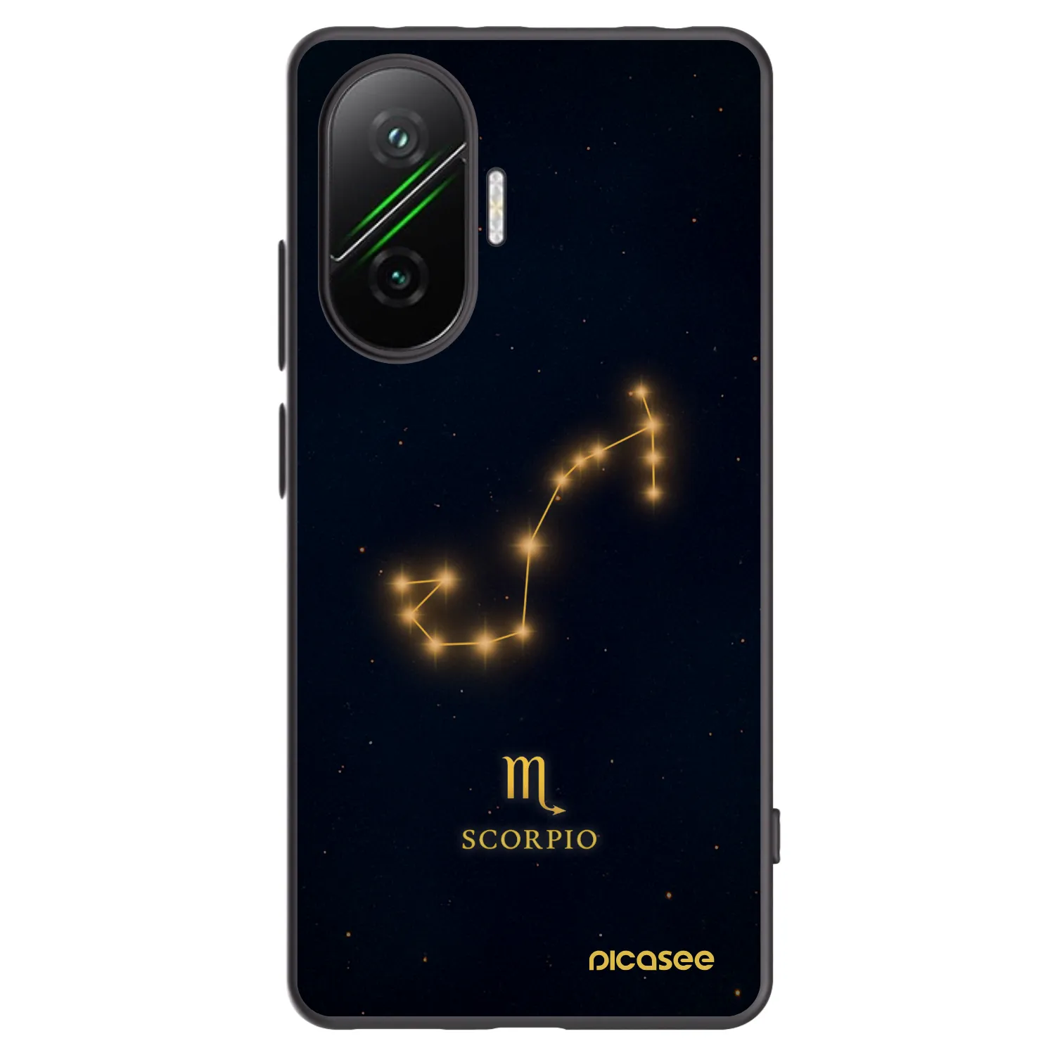 Picasee silikonový černý obal pro Xiaomi Poco F7 5G - SCORPIO