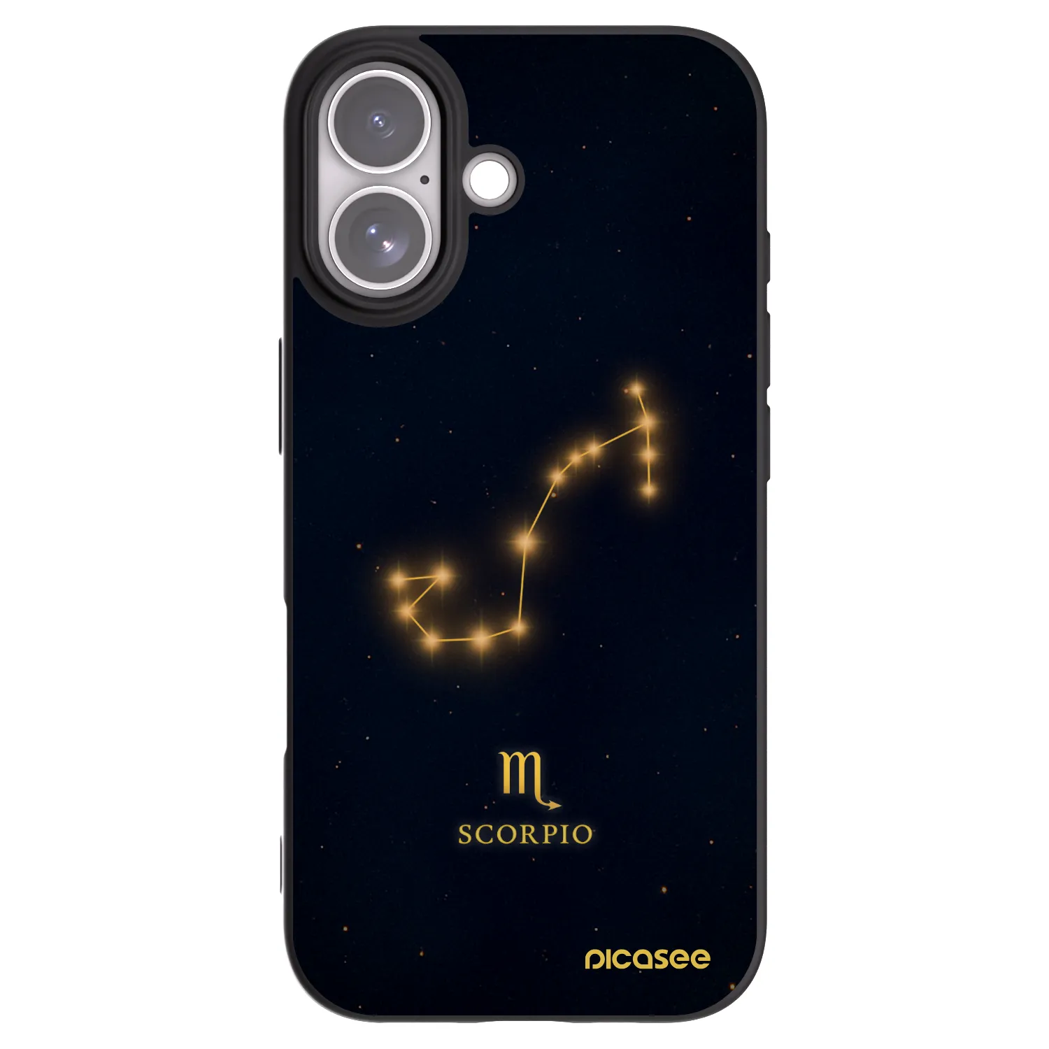 Picasee silikonový černý obal pro Apple iPhone 17 - SCORPIO