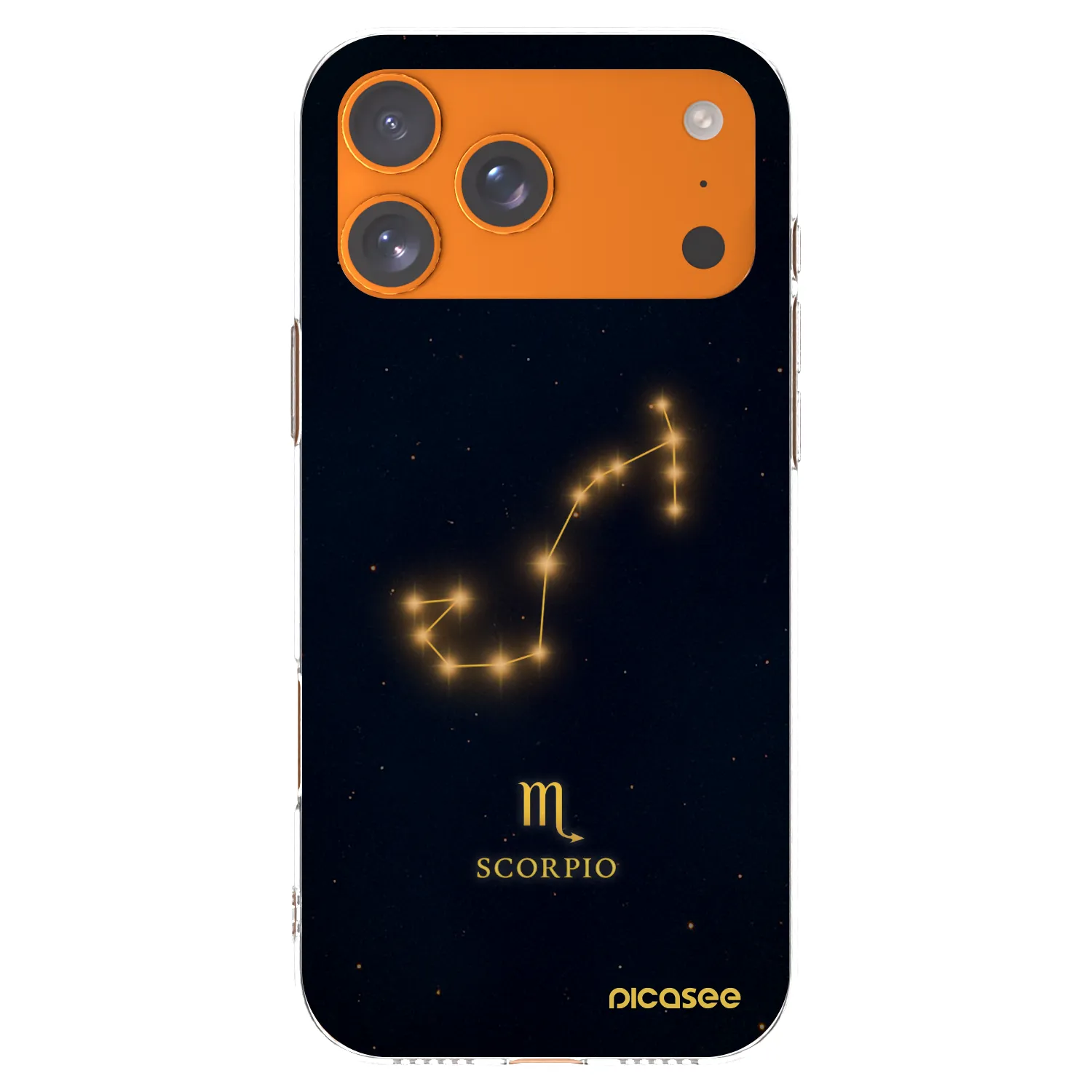 Picasee silikonový průhledný obal pro Apple iPhone 17 Pro Max - SCORPIO