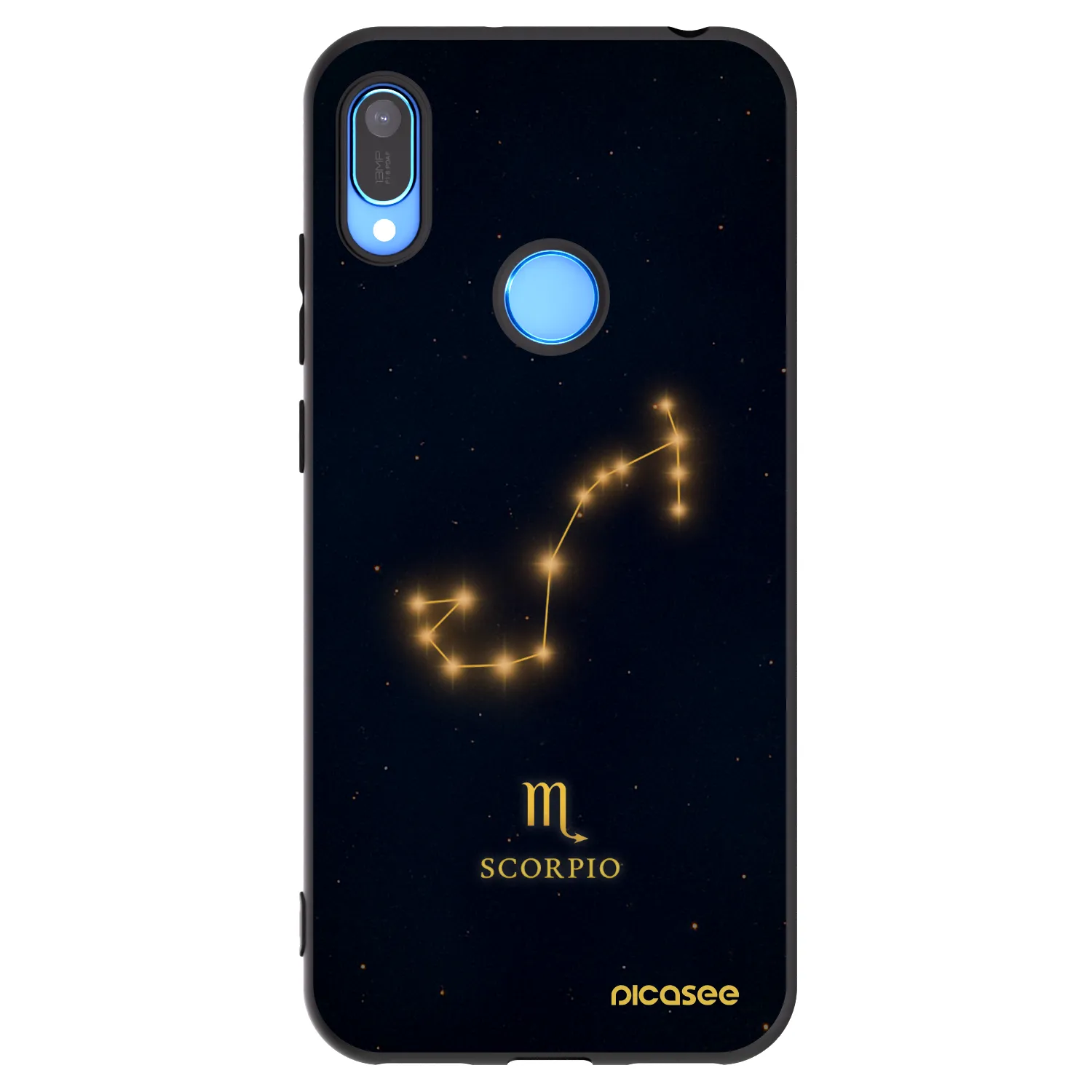 Picasee silikonový černý obal pro Huawei Y6 2019 - SCORPIO