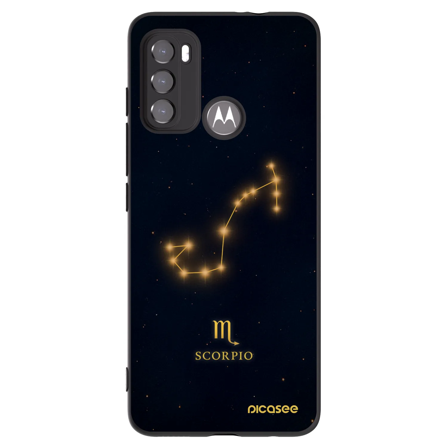 Picasee silikonový černý obal pro Motorola Edge 60 5G - SCORPIO