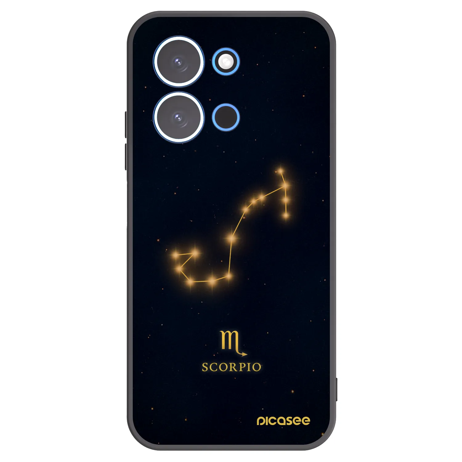Picasee silikonový černý obal pro Xiaomi Redmi 15C 4G - SCORPIO