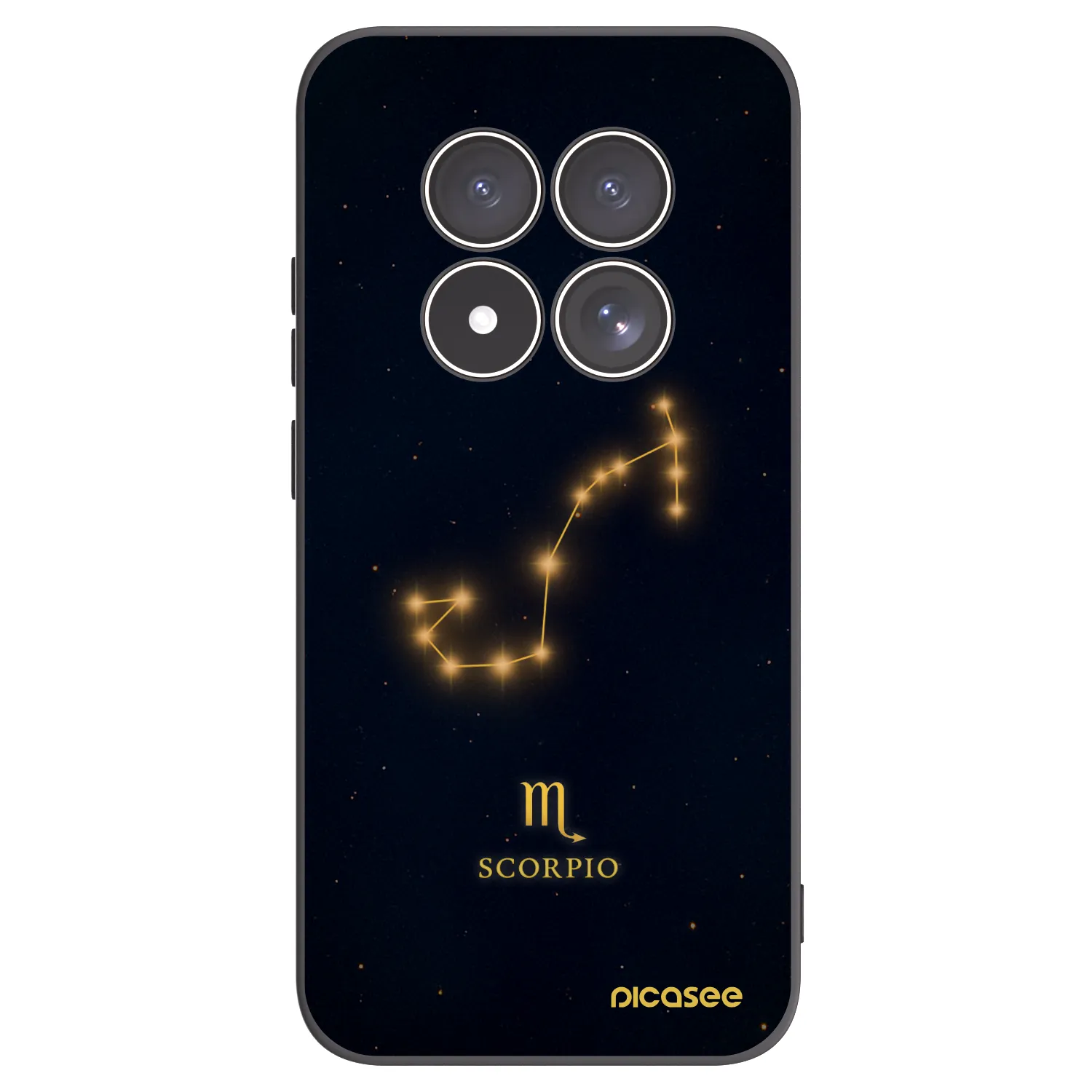 Picasee silikonový černý obal pro Xiaomi Redmi Note 15 Pro 4G - SCORPIO