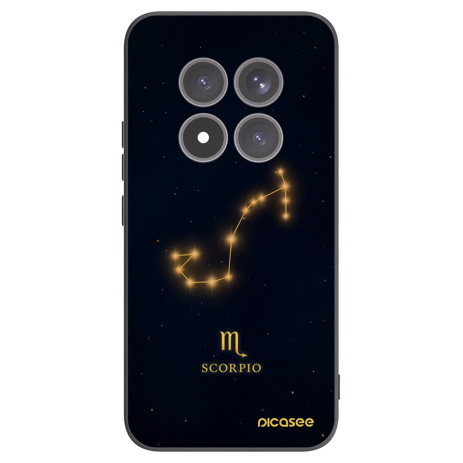 Picasee silikonový černý obal pro Xiaomi Redmi Note 15 Pro+ - SCORPIO