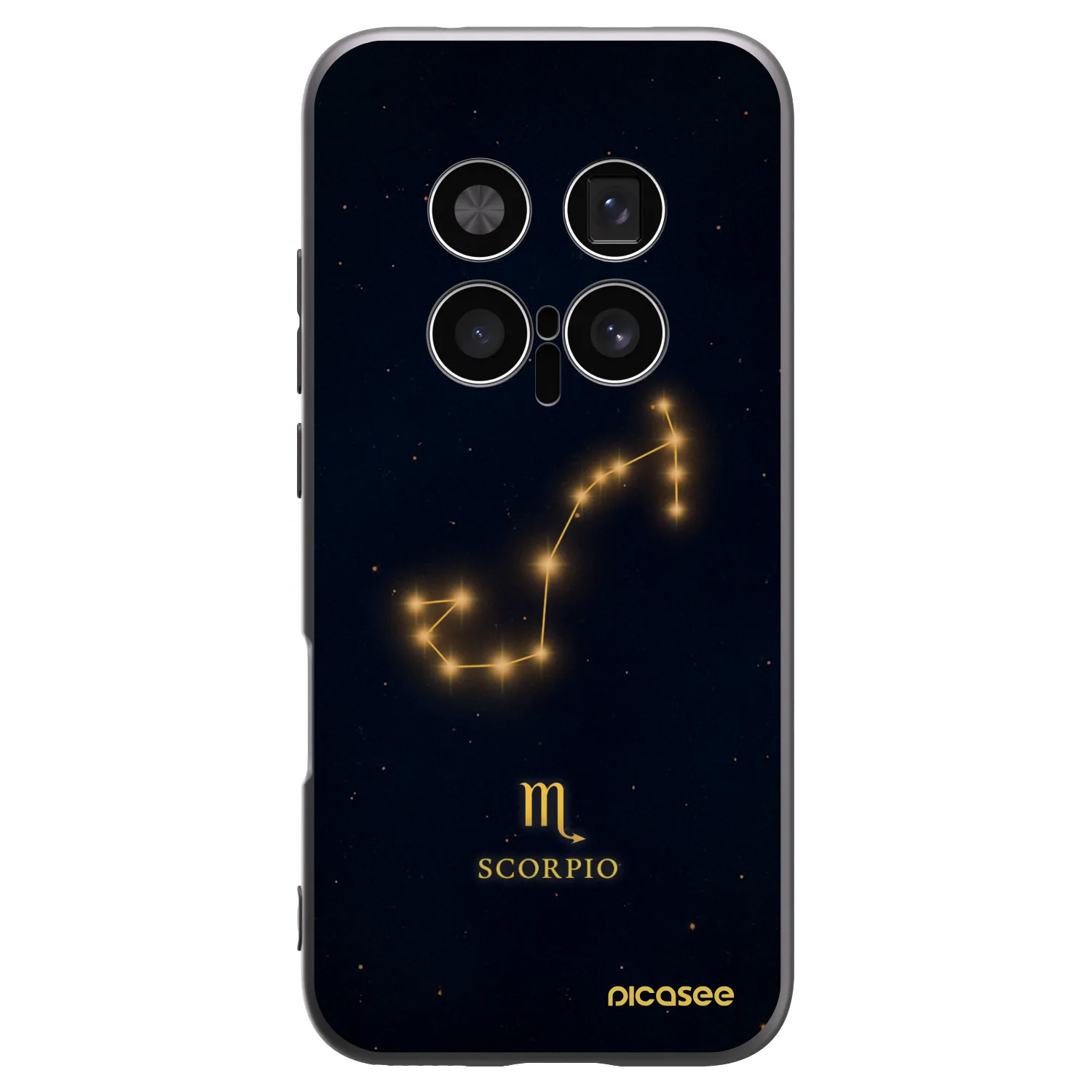 Picasee silikonový černý obal pro Honor Magic8 Pro 5G - SCORPIO