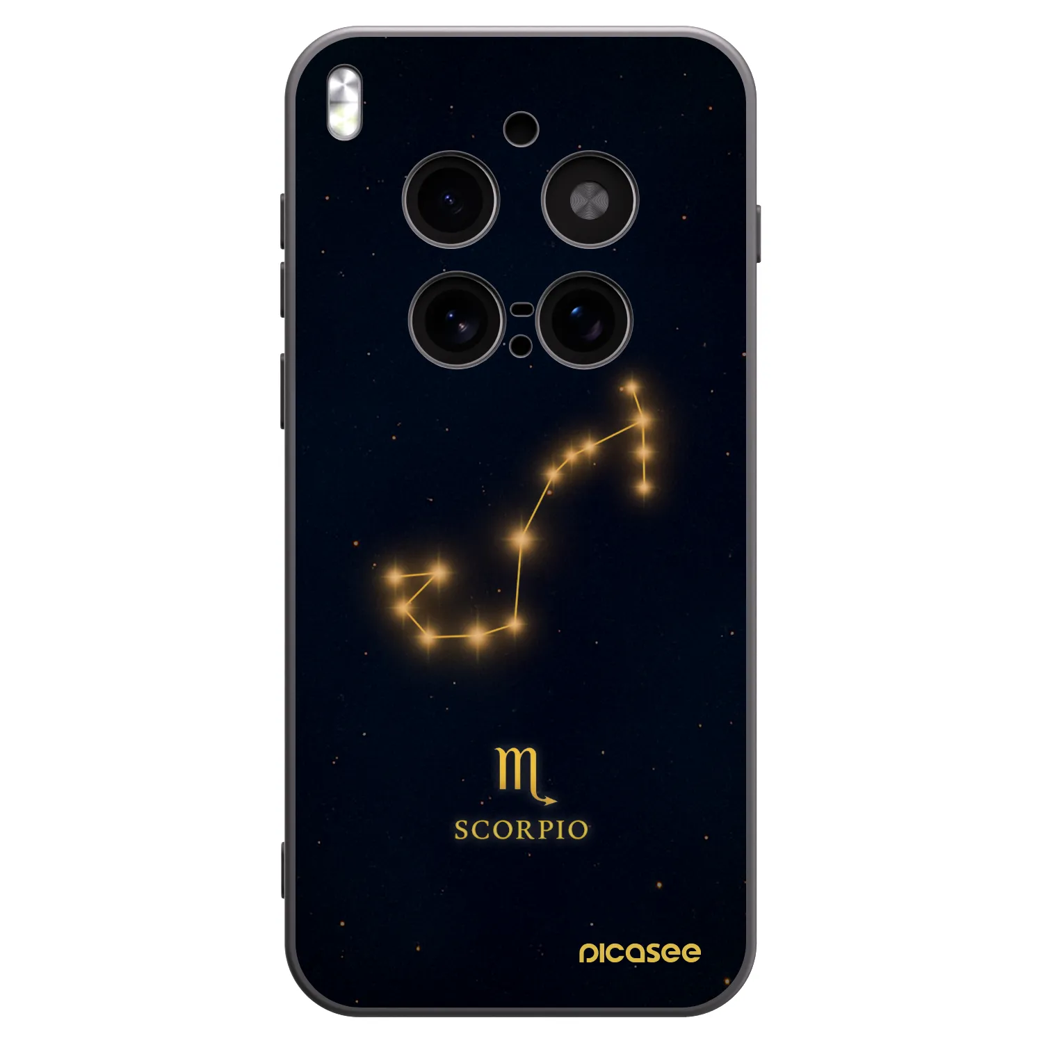 Picasee silikonový černý obal pro Vivo X300 Pro - SCORPIO