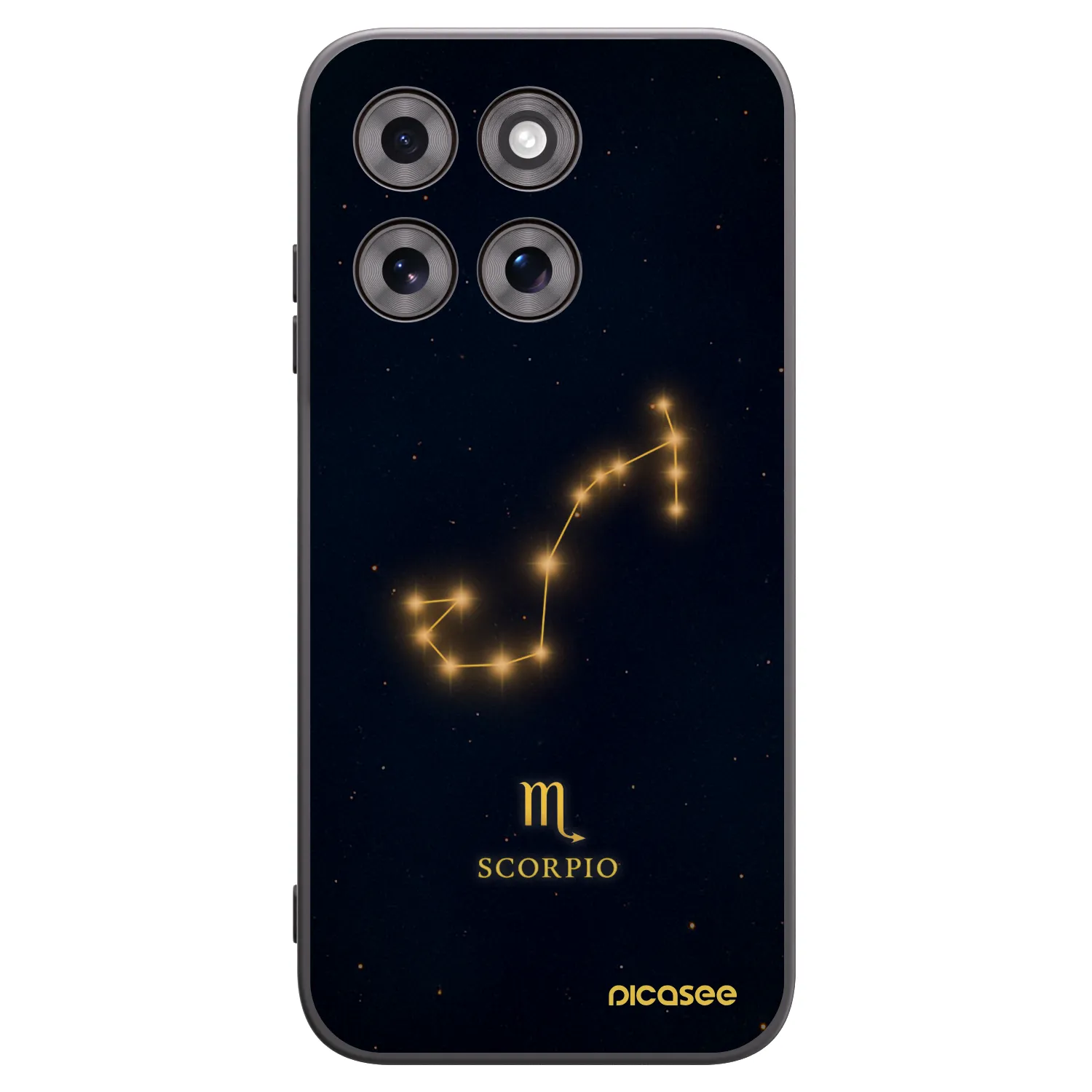 Picasee silikonový černý obal pro Motorola Moto G77 - SCORPIO
