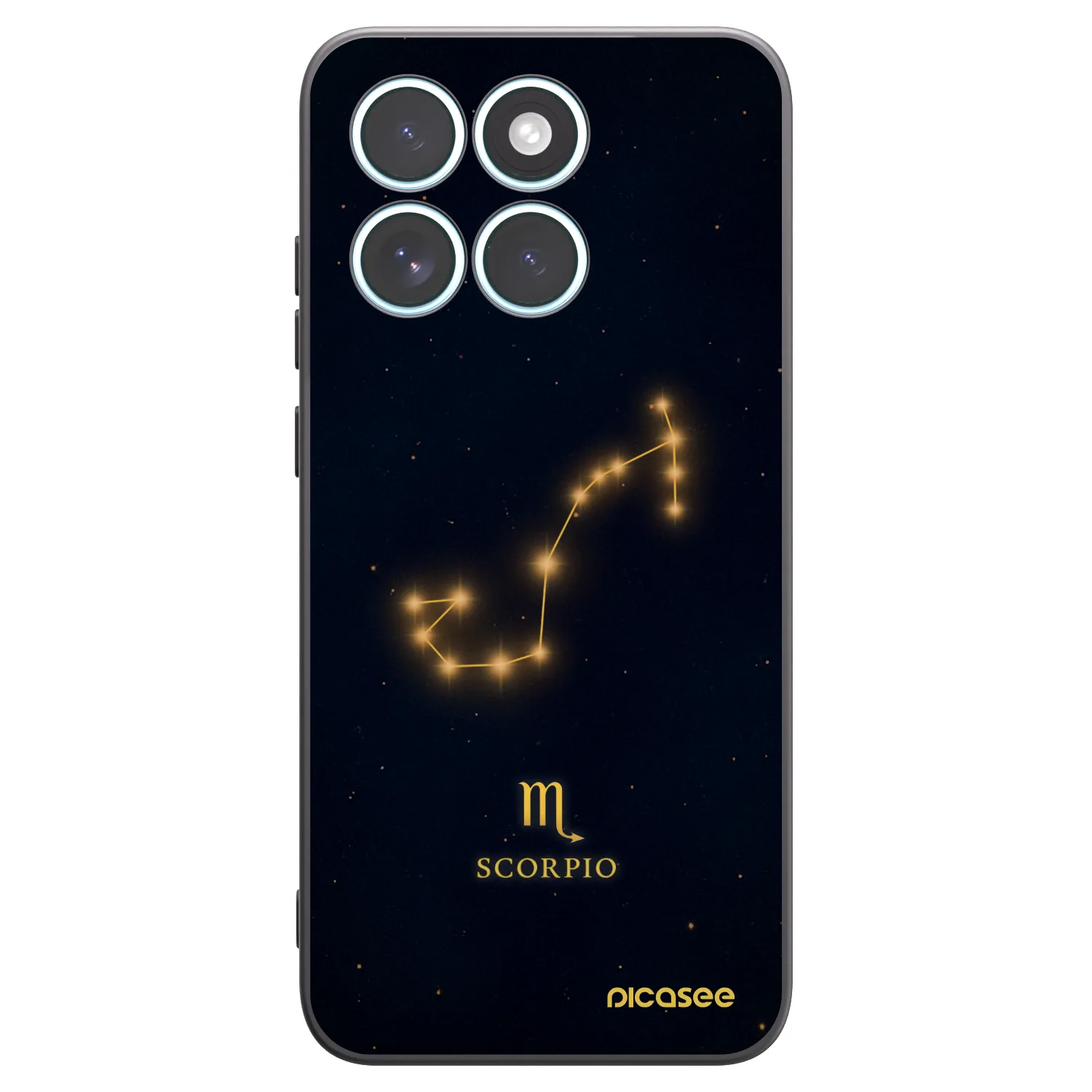 Picasee silikonový černý obal pro Motorola Edge 70 Fusion - SCORPIO