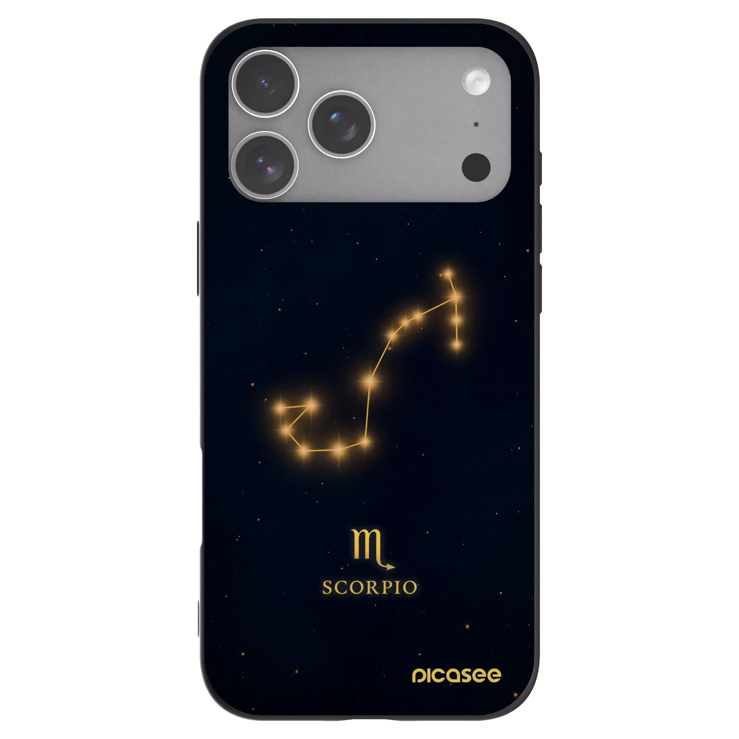 Picasee silikonový černý obal pro Apple iPhone 18 Pro Max - SCORPIO