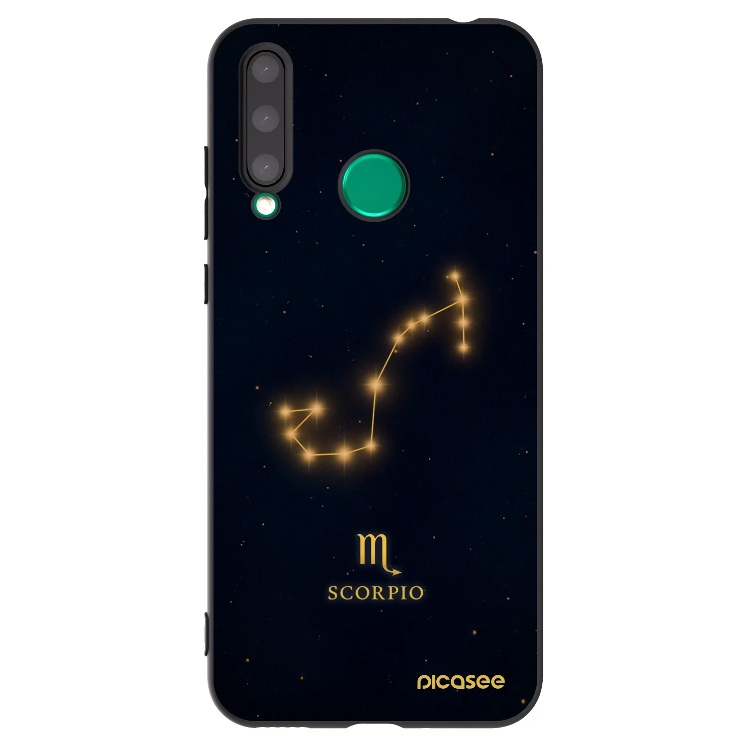 Picasee silikonový černý obal pro Honor 20 Lite - SCORPIO