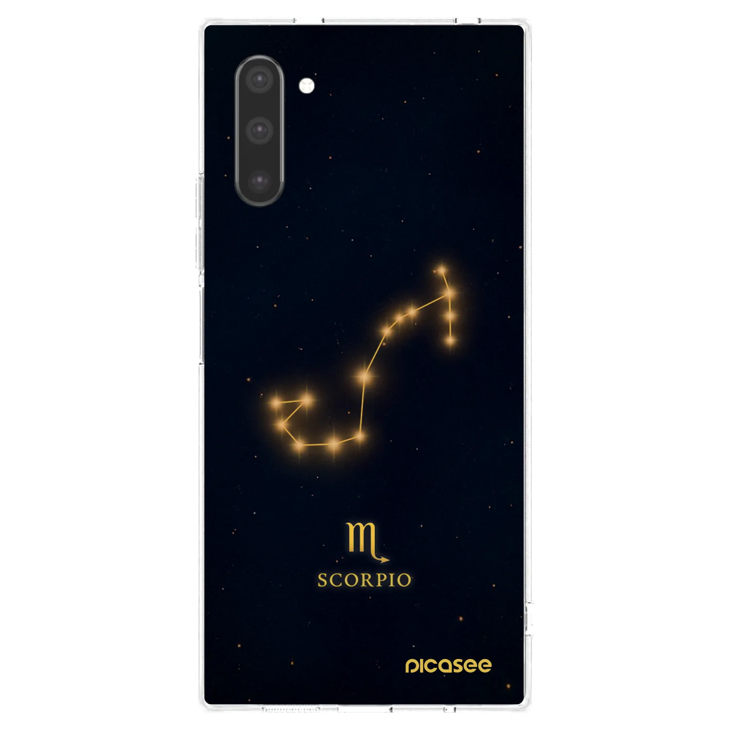 Picasee silikonový průhledný obal pro Samsung Galaxy Note 10 N970F - SCORPIO