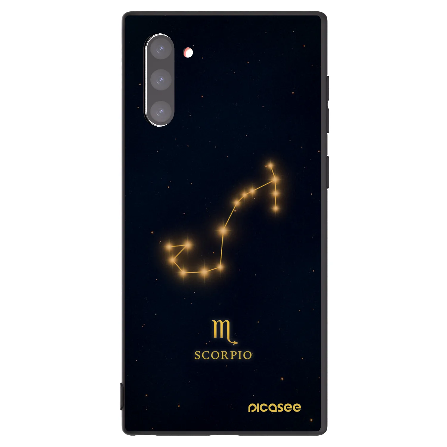 Picasee silikonový černý obal pro Samsung Galaxy Note 10 N970F - SCORPIO