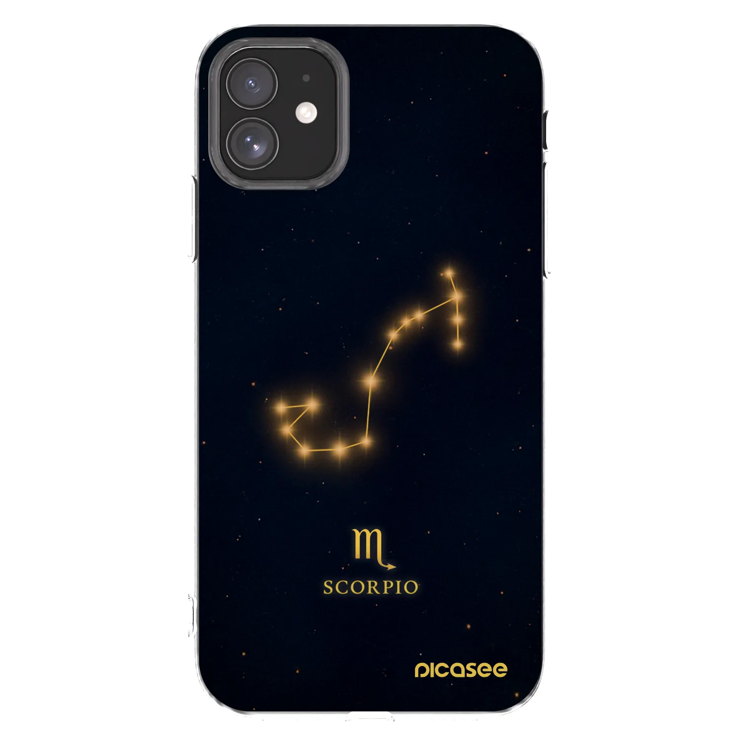 Picasee silikonový průhledný obal pro Apple iPhone 11 - SCORPIO