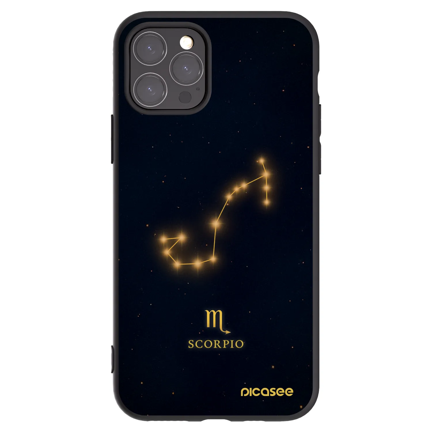 Picasee silikonový černý obal pro Apple iPhone 11 Pro - SCORPIO