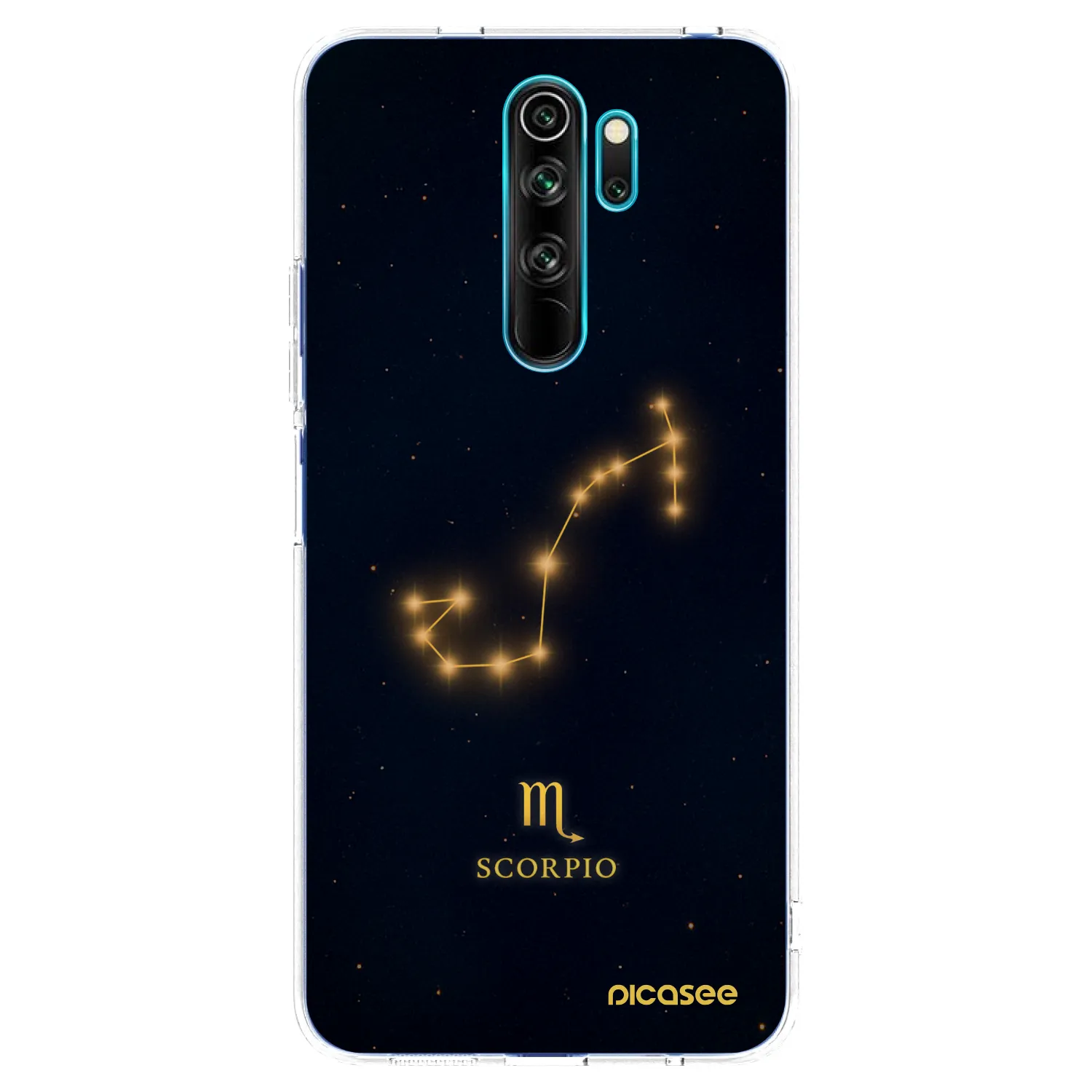 Picasee silikonový průhledný obal pro Xiaomi Redmi Note 8 Pro - SCORPIO