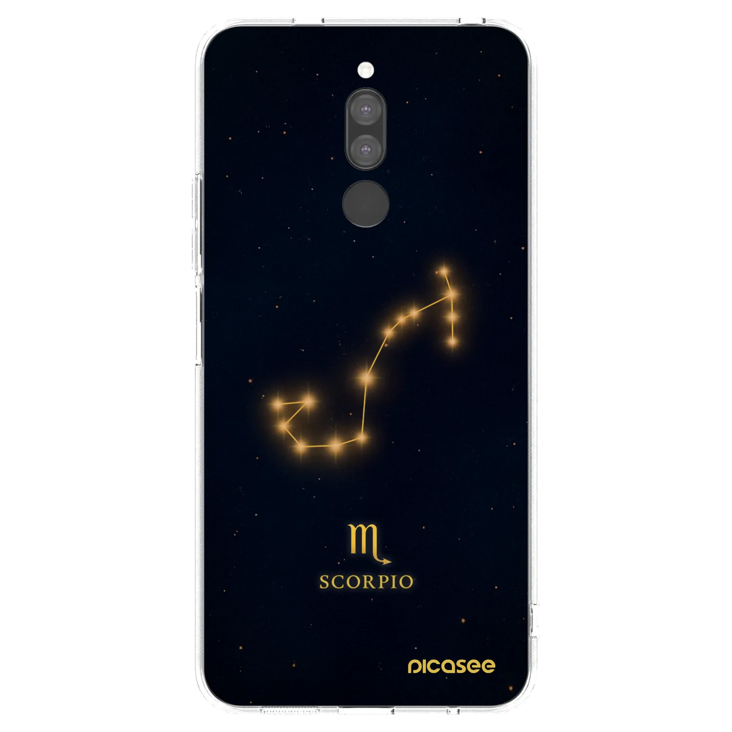 Picasee silikonový průhledný obal pro Xiaomi Redmi 8 - SCORPIO