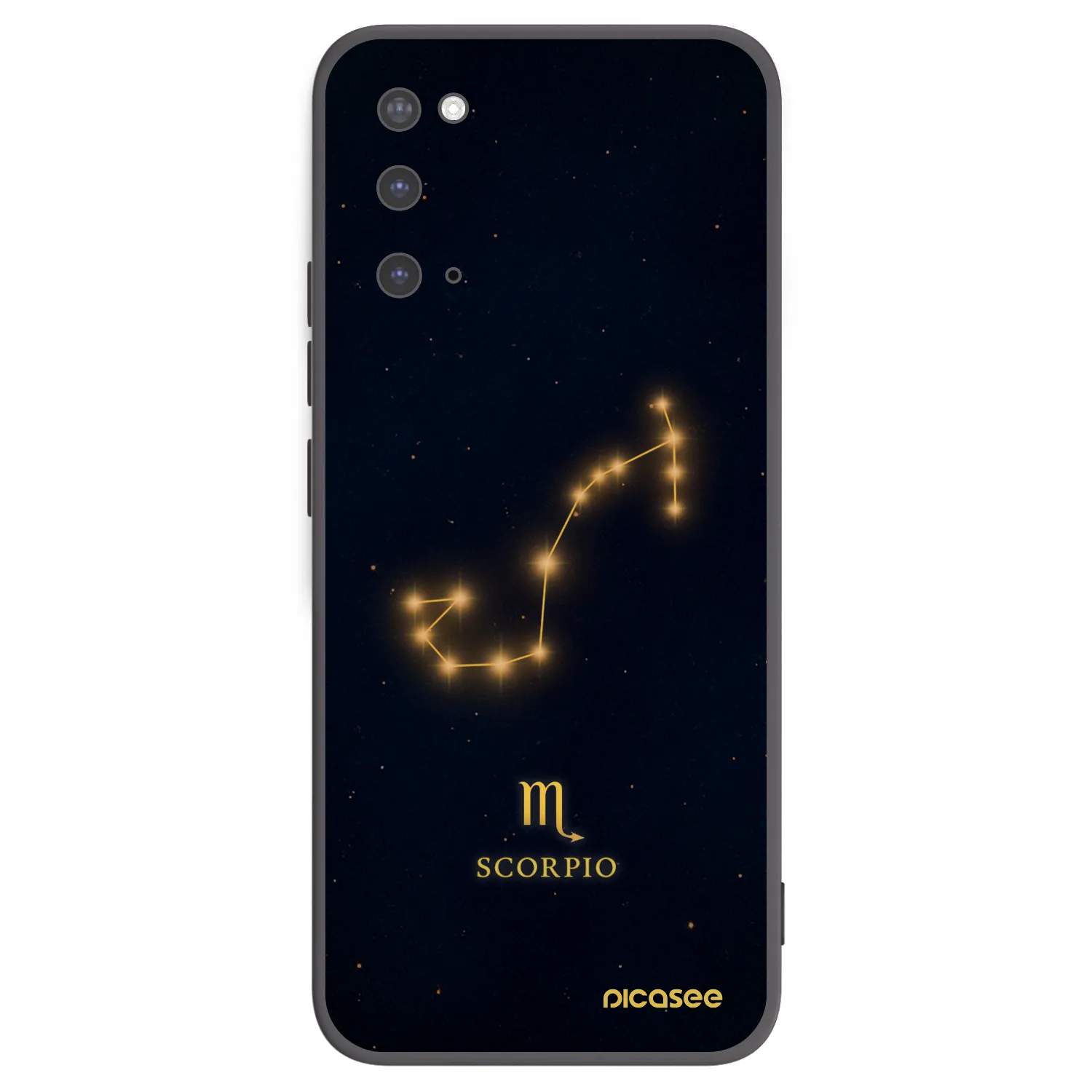 Picasee silikonový černý obal pro Samsung Galaxy S20 G980F - SCORPIO