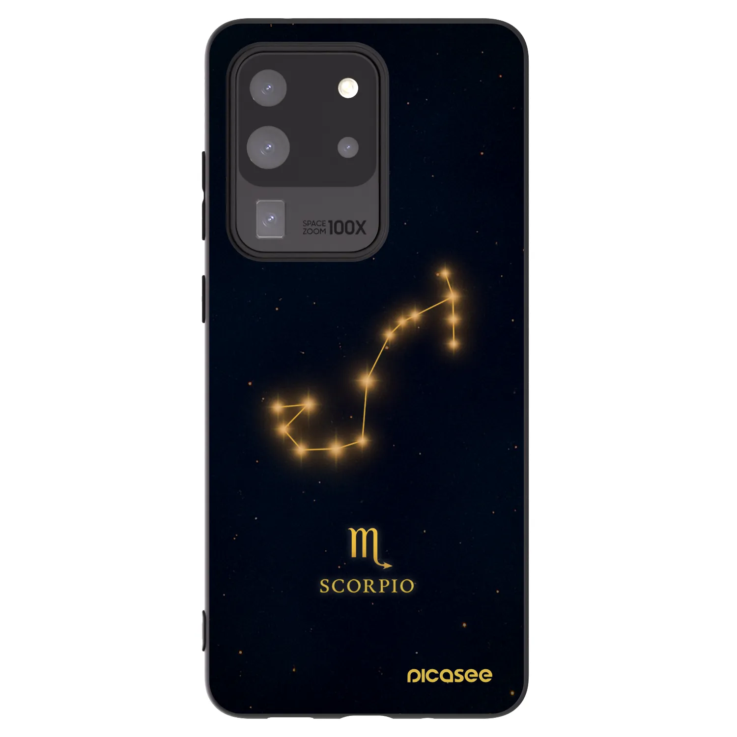 Picasee silikonový černý obal pro Samsung Galaxy S20 Ultra 5G G988F - SCORPIO