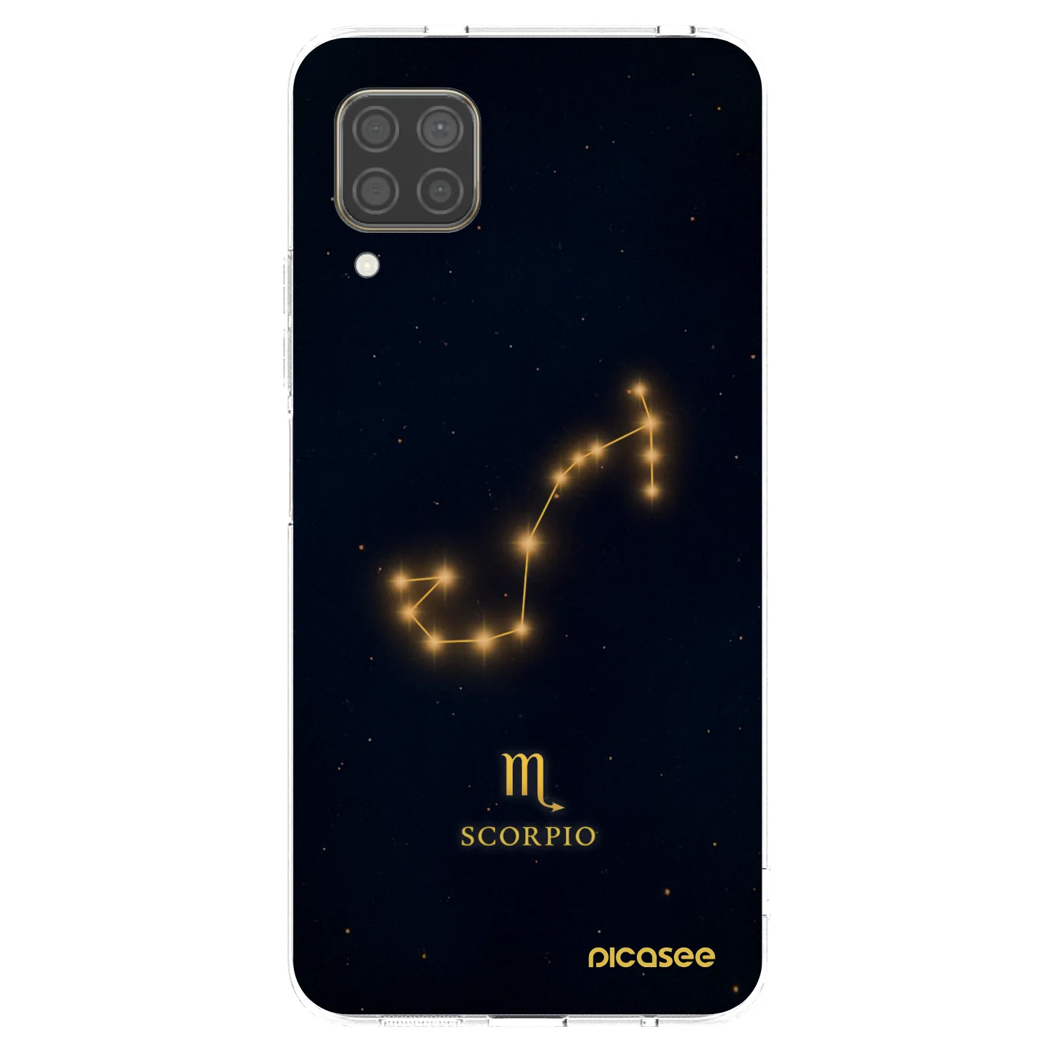 Picasee silikonový průhledný obal pro Huawei P40 Lite - SCORPIO