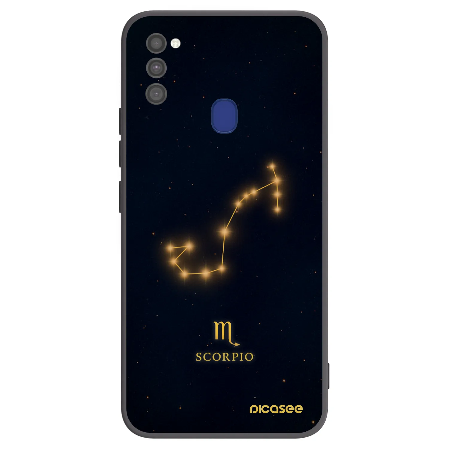 Picasee silikonový černý obal pro Samsung Galaxy M21 M215F - SCORPIO