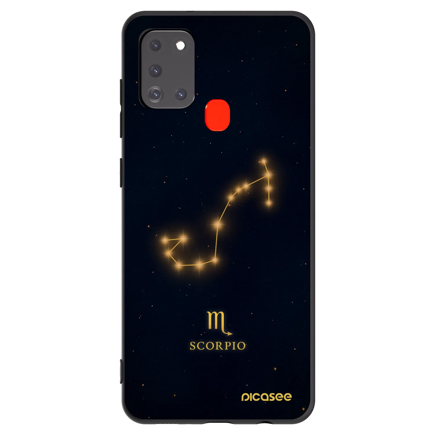 Picasee silikonový černý obal pro Samsung Galaxy A21s - SCORPIO