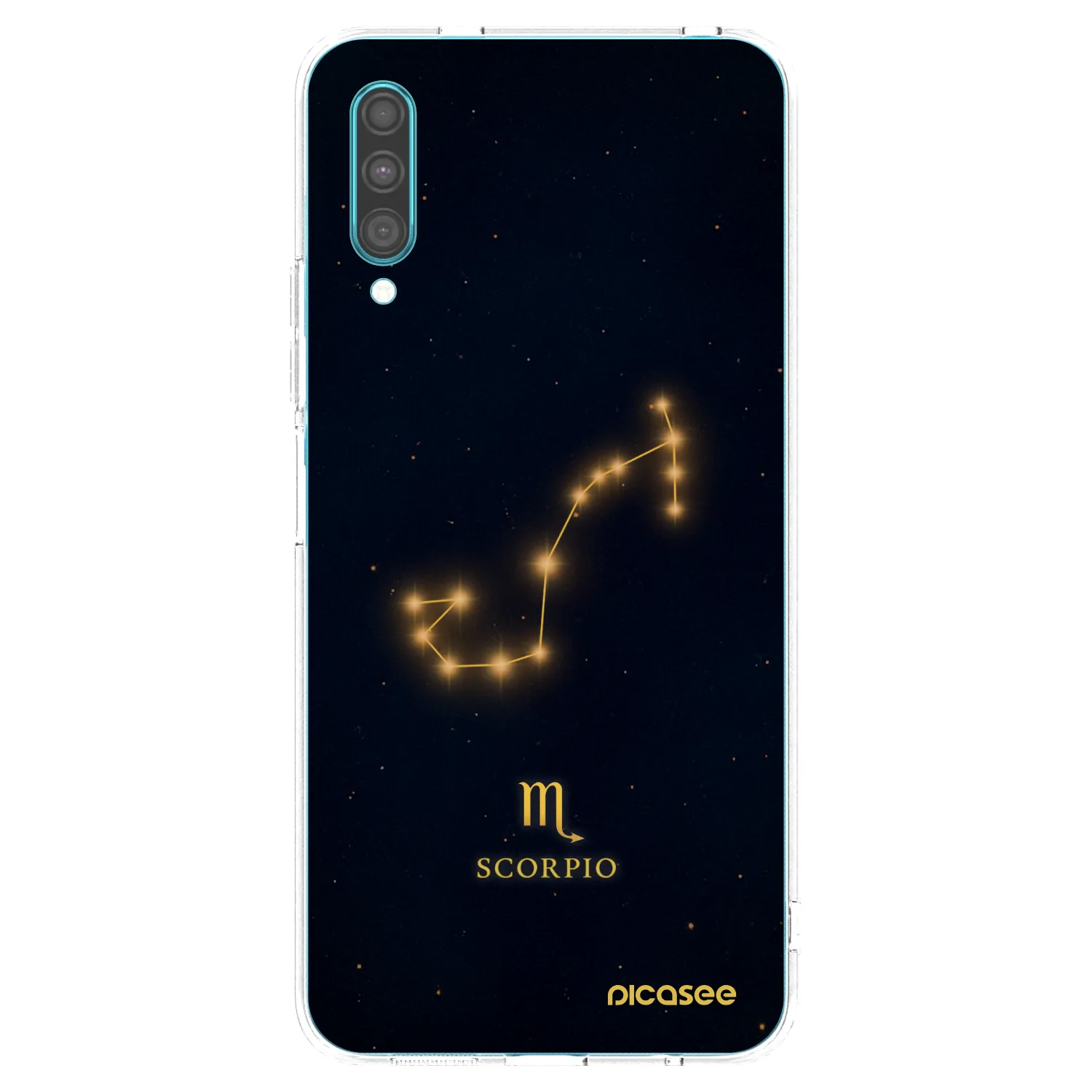 Picasee silikonový průhledný obal pro Samsung Galaxy A30s A307F - SCORPIO