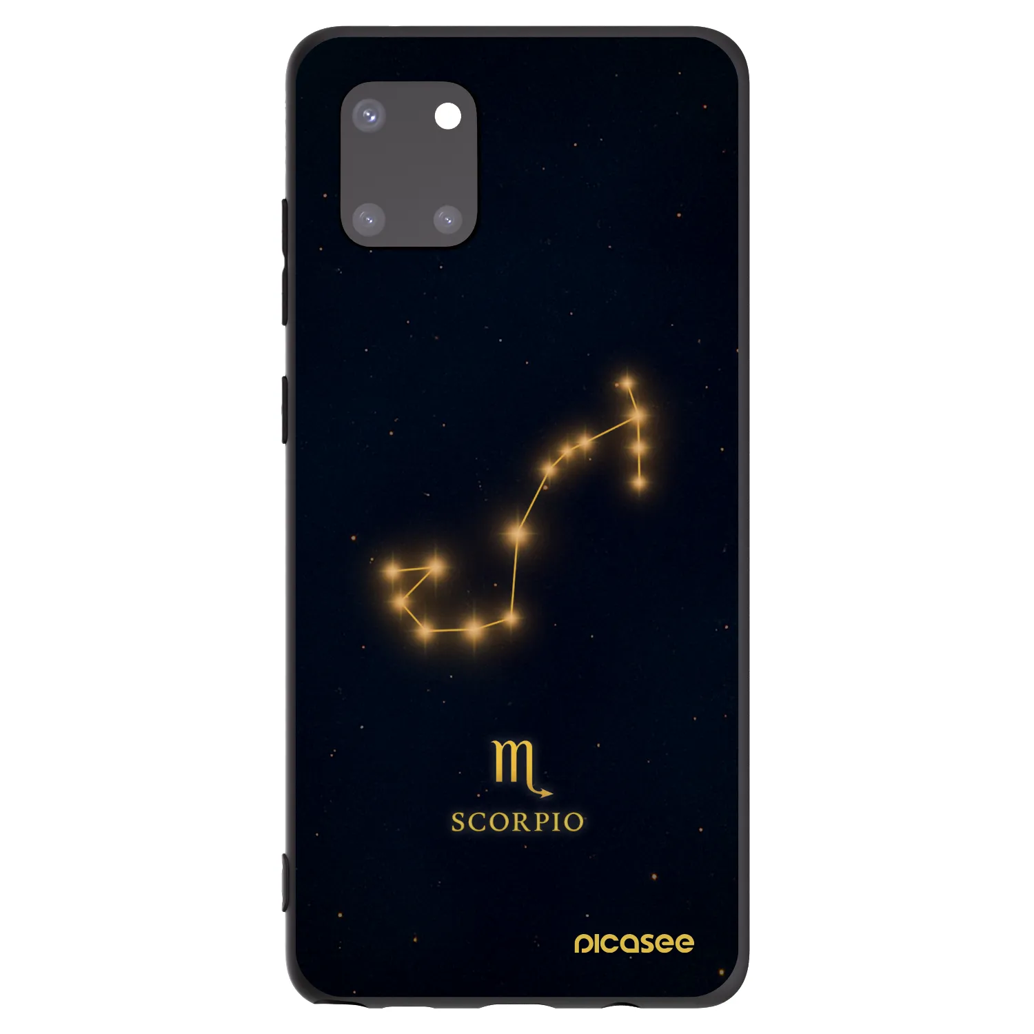 Picasee silikonový černý obal pro Samsung Galaxy Note 10 Lite N770F - SCORPIO