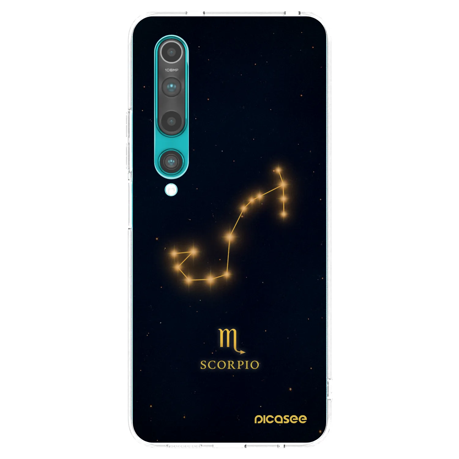 Picasee silikonový průhledný obal pro Xiaomi Mi 10 - SCORPIO