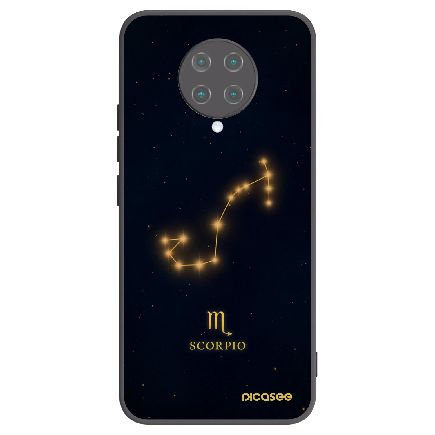 Picasee silikonový černý obal pro Xiaomi Poco F2 Pro - SCORPIO