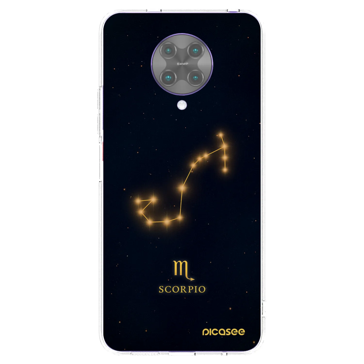Picasee silikonový průhledný obal pro Xiaomi Poco F2 Pro - SCORPIO