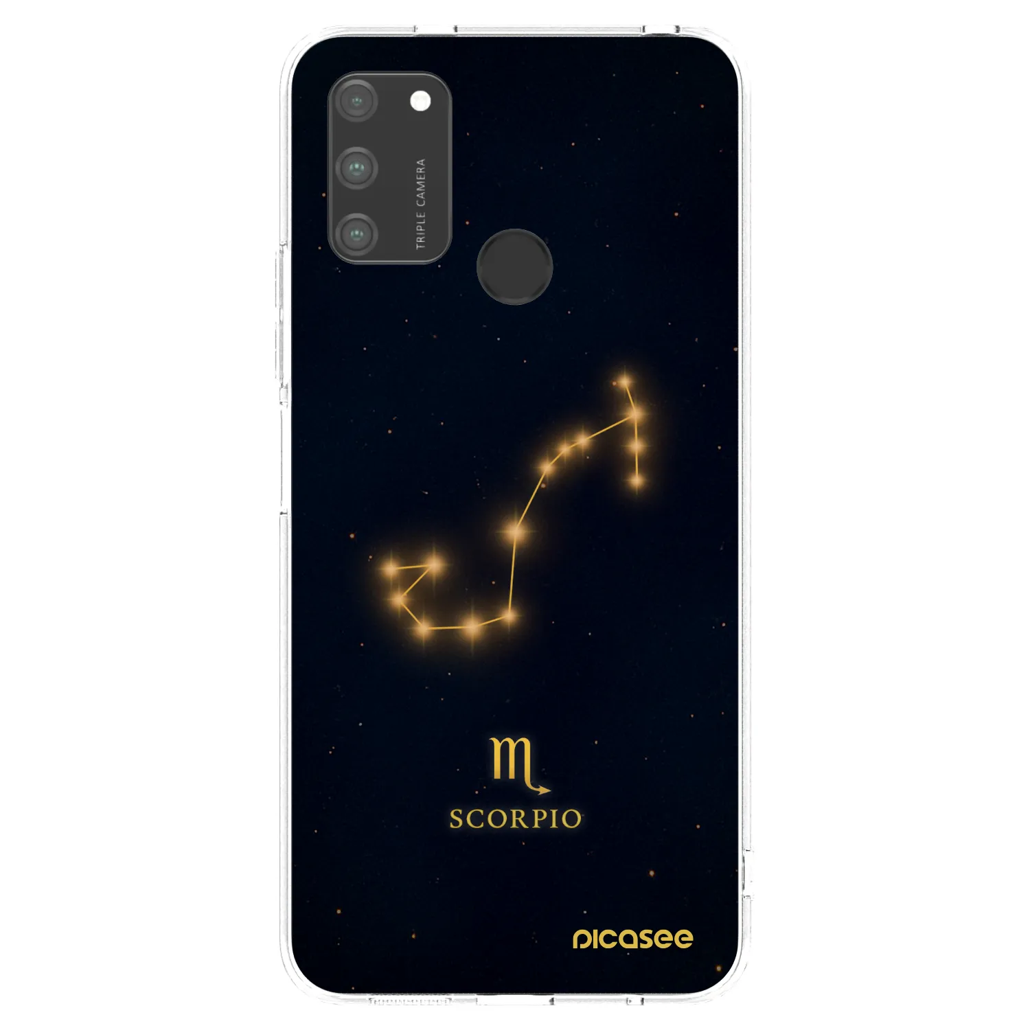 Picasee silikonový průhledný obal pro Honor 9A - SCORPIO