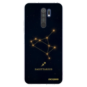 Picasee silikonový průhledný obal pro Xiaomi Redmi 9 - SAGITTARIUS