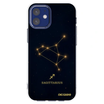 Picasee silikonový průhledný obal pro Apple iPhone 12 mini - SAGITTARIUS
