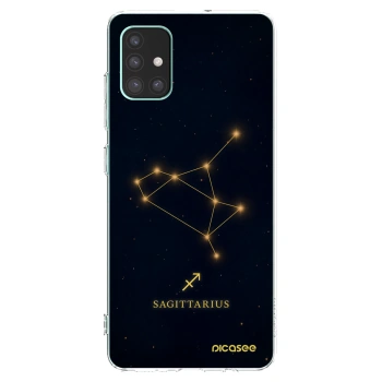 Picasee silikonový průhledný obal pro Samsung Galaxy M51 M515F - SAGITTARIUS