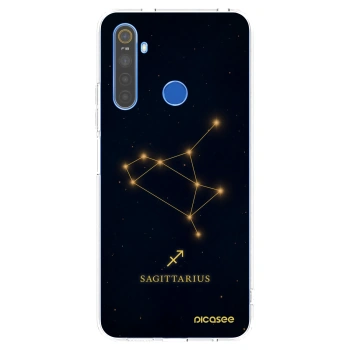 Picasee silikonový průhledný obal pro Realme 5 - SAGITTARIUS