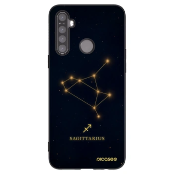 Picasee silikonový černý obal pro Realme 5 - SAGITTARIUS