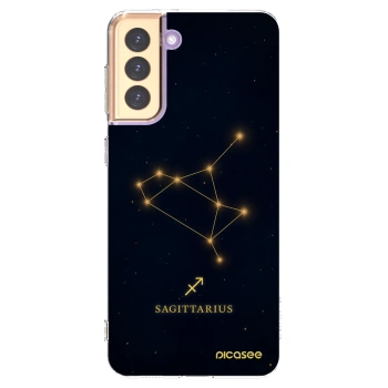 Picasee silikonový průhledný obal pro Samsung Galaxy S21+ 5G G996F - SAGITTARIUS