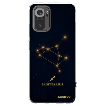 Picasee silikonový průhledný obal pro Xiaomi Redmi Note 10 - SAGITTARIUS
