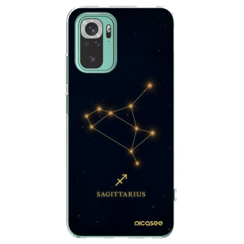 Picasee silikonový průhledný obal pro Xiaomi Redmi Note 10 Pro - SAGITTARIUS