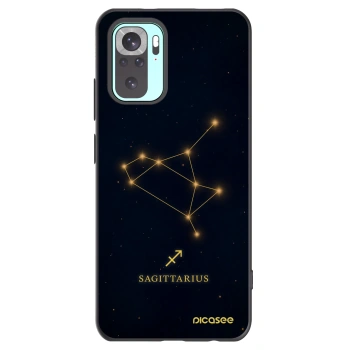 Picasee silikonový černý obal pro Xiaomi Redmi Note 10 Pro - SAGITTARIUS