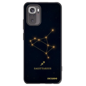 Picasee silikonový černý obal pro Xiaomi Redmi Note 10S - SAGITTARIUS