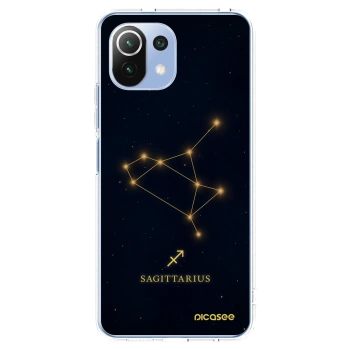 Picasee silikonový průhledný obal pro Xiaomi Mi 11 Lite - SAGITTARIUS